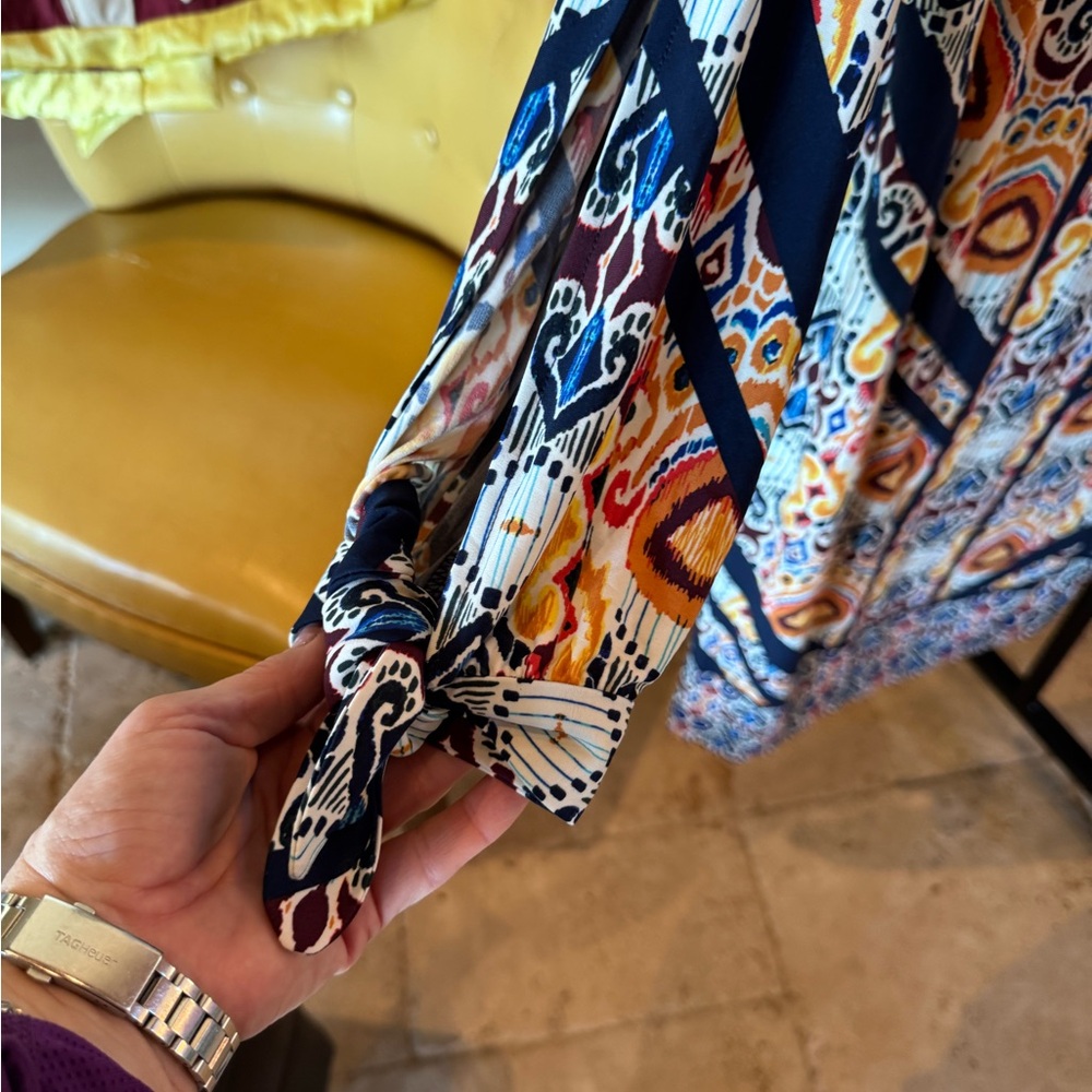 Chico's Multicolor Patterned Fabric - image 4